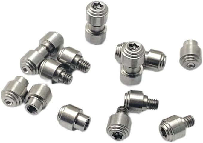 5 Sets Custom Raw Thumb Stud Fits for Cold Steel Recon1 Voyager Titanium Push Nail Screw DIY Replacement Accessory
