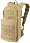 Prolinemax Molle Fuel Hydration Pack Backpack Bag 2.5 Liter Water Bladder Carrier TAN