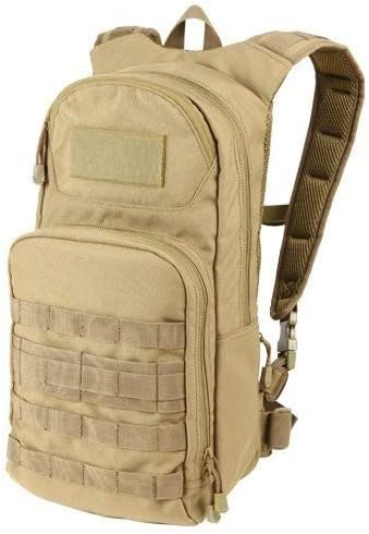 Prolinemax Molle Fuel Hydration Pack Backpack Bag 2.5 Liter Water Bladder Carrier TAN