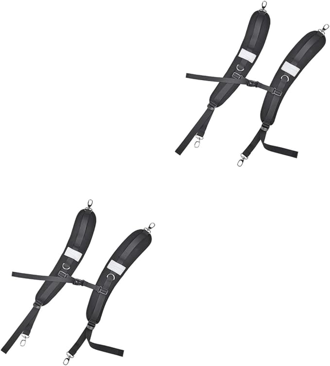 jojofuny 2pairs Adjustable Shoulder Straps for Drifting Backpack Neoprene Padded Shoulder Straps for Outdoor Sports and Fitness Activities