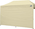 Eurmax USA 10x20 Pop Up Canopy SunWall-UV Protection for TentsBlocks Sunlight&ampWindWater Resistant Side Wall OnlyEasy Hook &amp Loop InstallationFit for 20FT Straight Leg Shelters&ampGazeboB
