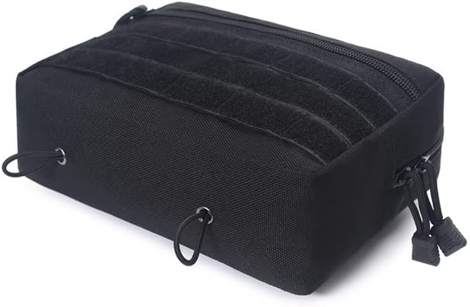 Tactical MOLLE Dump Drop Pouch Sub Abdominal Utility Tool Bag for JPC CPC AVS Vest with Hook and Loop Panel