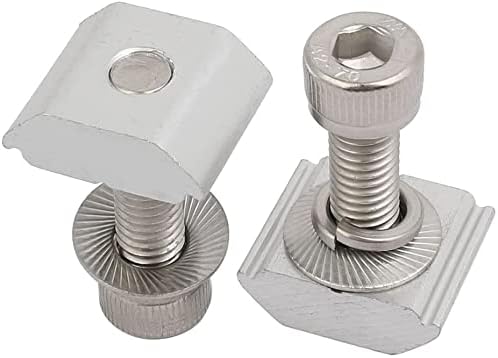 XYWHPGV 10Pcs Aluminum Alloy Solar Panel Mounting Bracket Clamp Block for Framed Panel(9a8df ddc3a 552f7 bb20c 47e3b 45055