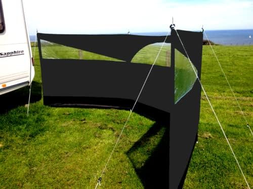 Camping Windbreak Stove Windscreen - Beach Windshield ShelterSunshade ScreenWinter Outdoor Caravan Privacy Shield with Top Windowfor Garden Charcoal Grills BBQ Picnic