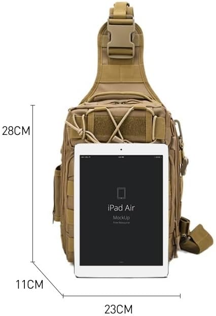 Jungle Leopard Fishing Climbing Chest Bag Tactics Military Shoulder Backpack Rucksacks Bag for Sport MOLLE Bag