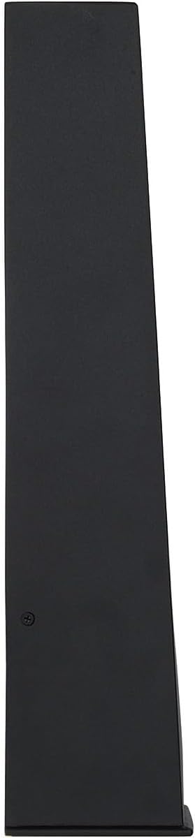 Capital Lighting 955013BK-LD Ansel Modern Night-Sky-Friendly Outdoor Elongated Rectangular Wall Lantern Integrated LED 15 Watt 19 H x 8 W Black