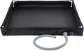 Portable Shower Pan with Drain Hose Foldable Shower Base Camping Shower Tent Floor Base for RV Outdoor Camping Shower Beach Pet Bath
