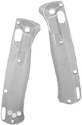 1 Pair Custom Acrylic Scales Fits for Bugout 535 Transparent Handle Patch DIY Accessory