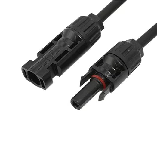 3 to 1 Solar Panel Connectors Y Branch 1500V DC 30A PPO Material Parallel Connection for Solar Panels Universal 10AWG Solar Connectors2 Pairs Red-Black