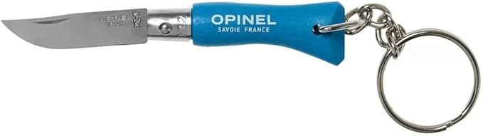 Opinel N02 CYAN KEYRING /6