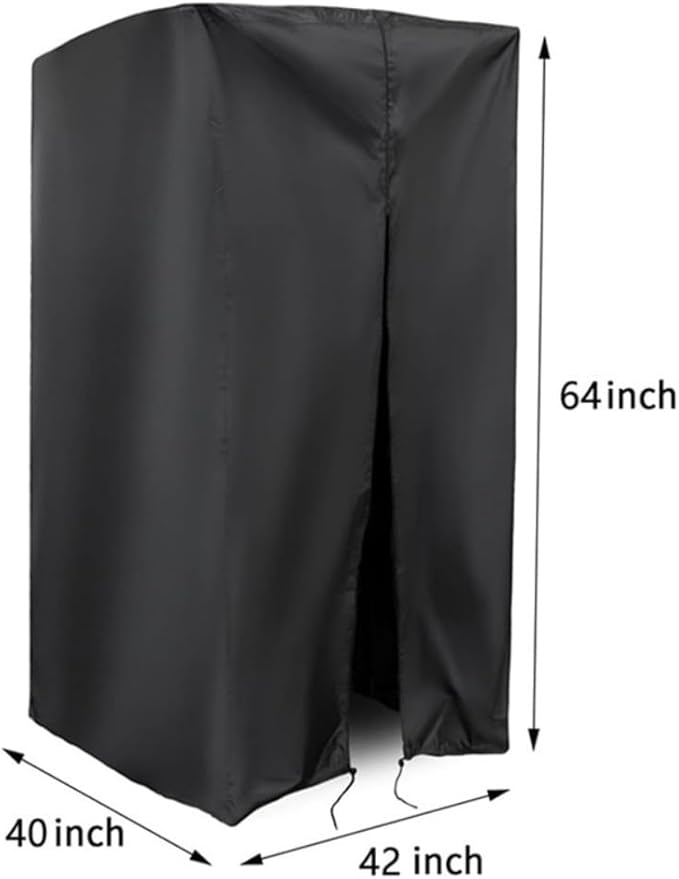 Waterproof Dustproof Protective Cover for SportsRoyals Power Tower Dip Station 210D Oxford Fabric Pull Up Bar Guard with Zipper Closure and Adjustable Drawstring