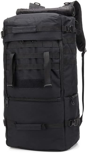 Outdoor Sports Pack Hiking Bag Tactical Rucksack Camo Knapsack Combat Camouflage Tactical Molle 60L Backpack