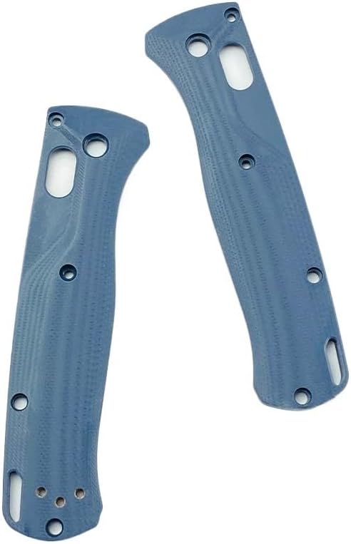 1 Pair G10 Scales Handle Patch Replacement is Suitable for Bugout 535(Gray)
