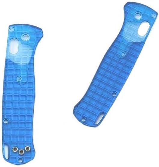 1 Pair Custom Acrylic Scales Handle Patch Replacement Fits for Bugout 535