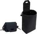 Compatible For Tactical Foldable Recycling Bag Dump Pouch Drop durable Mini(Black)