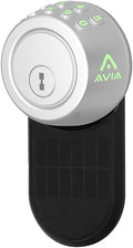 Avia Smart SolarPro. Solar Panel to Recharge The Avia Deadbolt+ Smart Lock. in Good Sunlight Helps Maintain Battery Life for Up to 5 Years*.