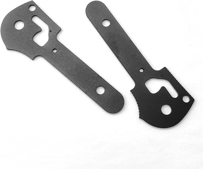 1 Pair Stainless Liner Fits for Griptilian 551 Plastic Version CNC Liner DIY Replacement Accessory