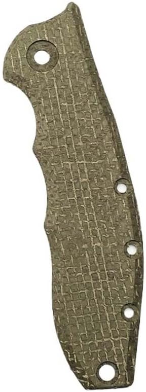 1PC Scales Handle Fits for Zero Tolerance 0562CF Linen Micarta Handle Patch