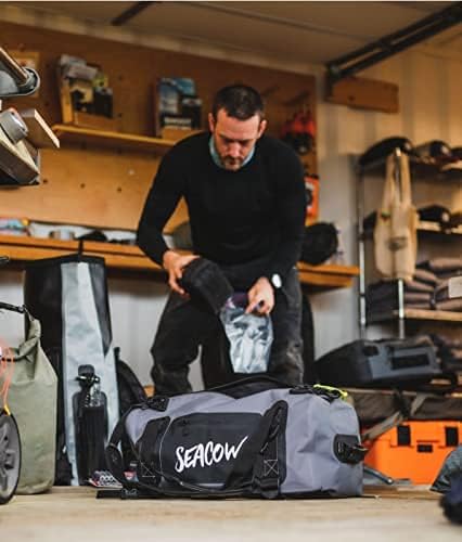 Dry Bag (Duffle) - Premium Quality - Large Storage - Ultra Lightweight Heavy Duty - Waterproof and Submersible - Sturdy and Durable - Paddle Boarding Fishing SportsCamping Hiking