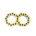 2-Piece Set Brass Cage Bearing with Outer Diameters 14.3MM
