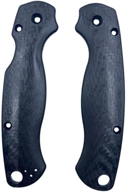 1 Pair Custom CNC 3K Carbon Fiber Scales Handle Replacement Fits for Paramilitary 2 C81