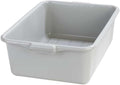 Tote Box 20 in L x 15 in W x 7 in H Gray