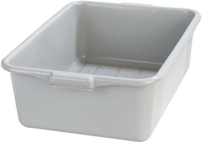 Tote Box 20 in L x 15 in W x 7 in H Gray