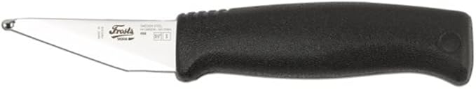 Morakniv Frosts by Mora of Sweden 950P Roeing and Bleeding Knife with 2.0-Inch Stainless Steel Blunted Blade Black