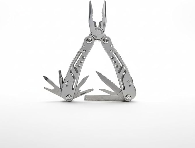 Rogue 18-in-1 Full-Size Versatile Multi-tool for DIY Home Garden Outdoors or Everyday Carry (EDC) Stainless Steel