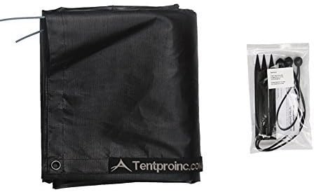 Tentproinc RV Awning Sun Shade Screen 6' X 15' 3'' (Fit for 16' Awning) Mesh Sunshade UV Blocker Complete Kits Motorhome Camping Trailer Awning Shadescreen Sunscreen - 3 Year Warranty (Black)