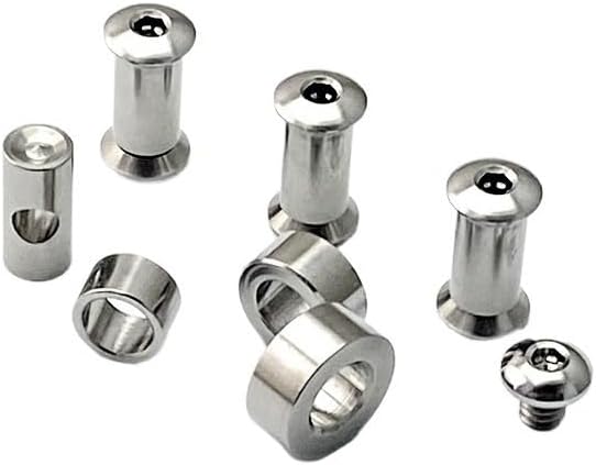 1SET Custom Titanium Screw Fits for Chris Reeve Large Sebenza 21(Gray)