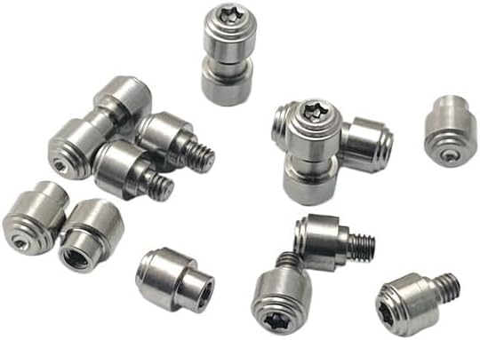 2 Sets Custom Titanium Thumb Stud Screw Replacements Fit for Recon1 and Voyager DIY Making Accessory