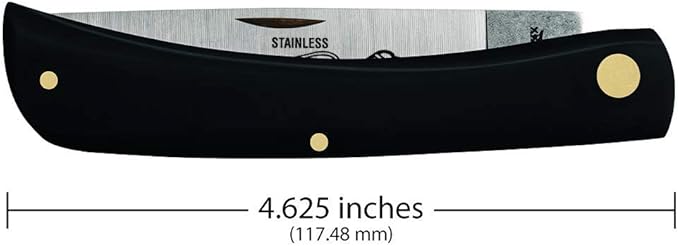 Case Sod Buster Pocket Knives Jet-Black Medium