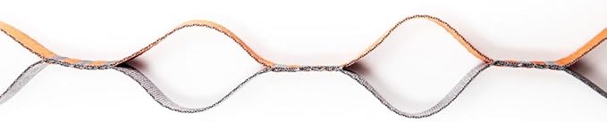 KAMMOK: Python 15' Tree Friendly Hammock Straps | Woven No-Stretch Knotless Durable Holds up to 500lbs (Lightweight for Hiking Camping Backpacking) Set of 2 w/Stuff Sack