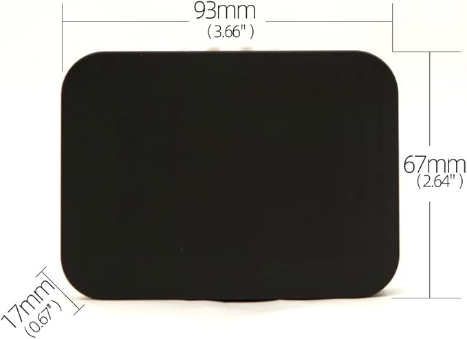 CannaAroma Child Proof Two Button Style Midnight Black Metal Box | CR Tin Box | Portable (12 Pack)