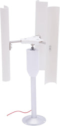 Vertical Axis Wind Turbine Model3-Blade Axis Wind Turbine GeneratorDIY Wind Power Generator KitDIY Portable Winds Power Turbine12V 40W 3-Phase Permanent Magnet MotorWindmill Power Charger