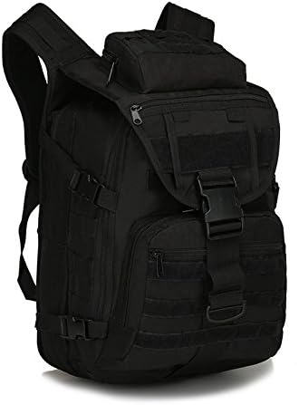 Tactical Backpack Military Molle Hiking 36-55L Tactical Bag Outdoor Camouflage Hiking Bag Black