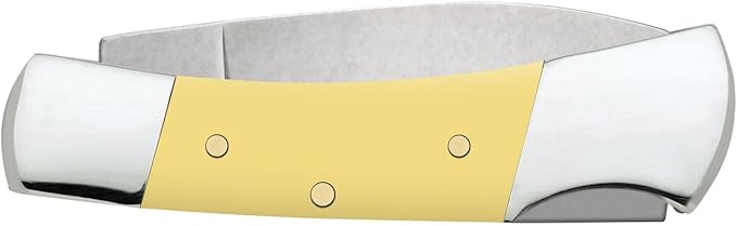 Case XX WR Pocket Knife Lockback Yellow Synthetic Item #81089 (31225L SS) 3 5/8 Inches Closed