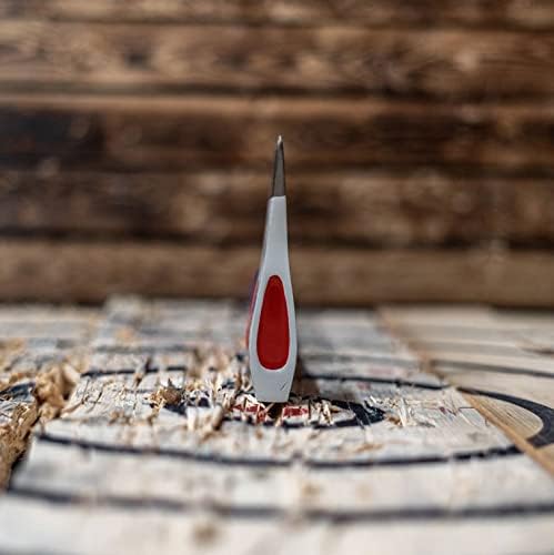 The Patriot: World Axe Throwing League Premium Competition Throwing Axe &amp Multi-Purpose Camping Axe or Wood Splitting Axe with Rubber and Fiberglass Handle