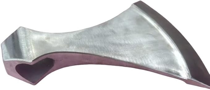 Viking Axe Blade Forged Camping Axe High Carbon Steel EN 45 Sharp Blade Viking Bearded Nordic Handmade Camping Axe Hatchet-Norse Axe Tomahawk Vikings Bearded A10 Axe AZHAN STEEL CRAFT