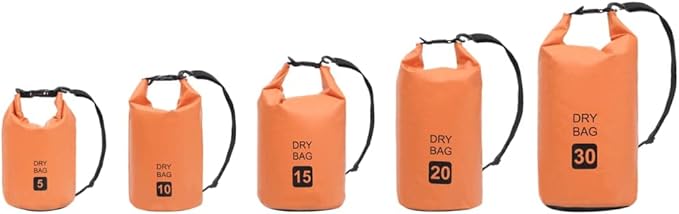 SKM Dry Bag Orange 10 L PVC (Weight-1KG)