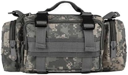 Ultimate Arms Gear ACU Army Digital Camo Camouflage 5 in 1 Tactical Modular Deployment Compact Utility Carry Bag MOLLE Case Heavy Duty Combat Multi-Functional Equipment Survival Assault Transport Comp
