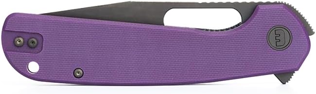 LIONGMAH Folding Pocket Knife for Everyday Carry Perfect Tool for Outdoor Activities 3.75 BladeG10 Handle Liner Lock additional flipper top flipper thumb hole (Right-handed version)