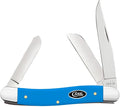 Case XX Pocket Knife MEDIUM STOCKMAN - SMOOTH LIGHT BLUE SYNTHETIC Item #68906-4318 SS - Length Closed: 3 5/8Inches