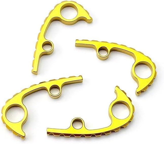 1PC Titanium Back Spacer Fits for Para3 Custom CNC Spine Spacer DIY Replacement Accessory(Gold)