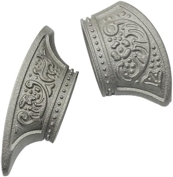 2-Piece Set CNC Casting Steel Knife Finger Guard Protector Replacement DIY Making Accessory