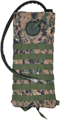Outdoor Sports Hiking Bag Tactical Assault Combat Camouflage Tactical Molle Water Pack 2.5/3L Hydration Pack