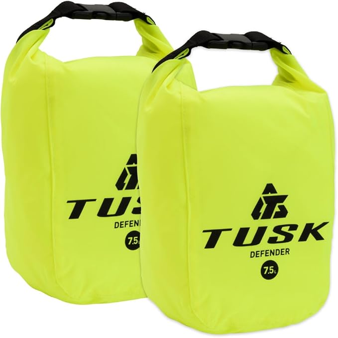 TUSK Defender Dry Bag – 7.5 Liter Waterproof Gear Bag Flo Green