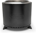 Coleman Cityscapes 20” Smokeless Fire Pit Large Round Wood Burning Fire Pit Outdoor Accessory for Backyard Deck Patio Black