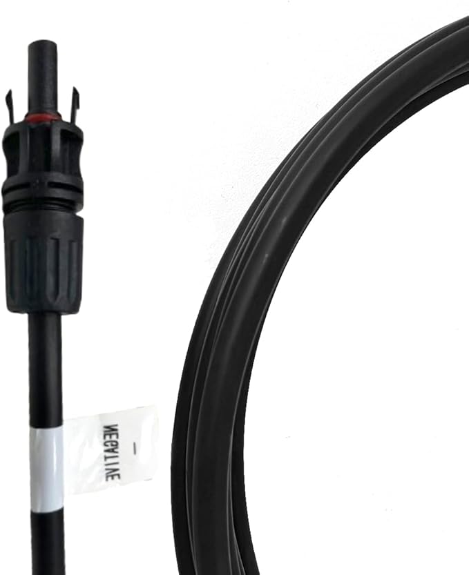20 Foot 8AWG Solar Extension Cable MC4 to O Ring Extension Cable – High-Temperature Resistant Highly Reliable Durable Wires &amp Connectors